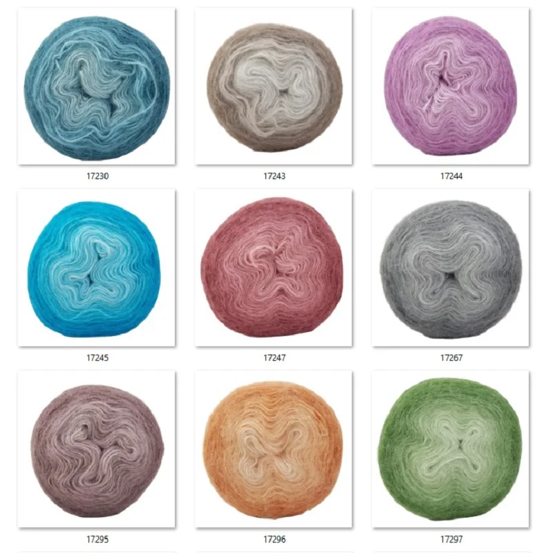 MadeM Wooly Dark ПРЯЖА ТОРТ градиент 100gr-550mt % 20 шерсть 80 акриловая DIY ручное вязание