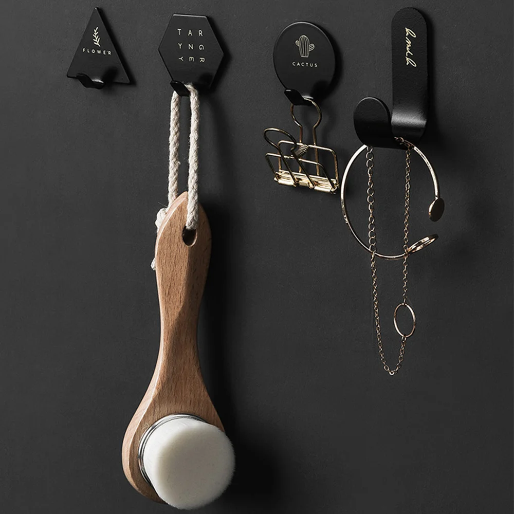 

Creative Nordic Hook Multi-function Key Hooks Storage Rack Door Clothes Hat Coat Hooks Home Decoration Wall Hanger Storage Hooks