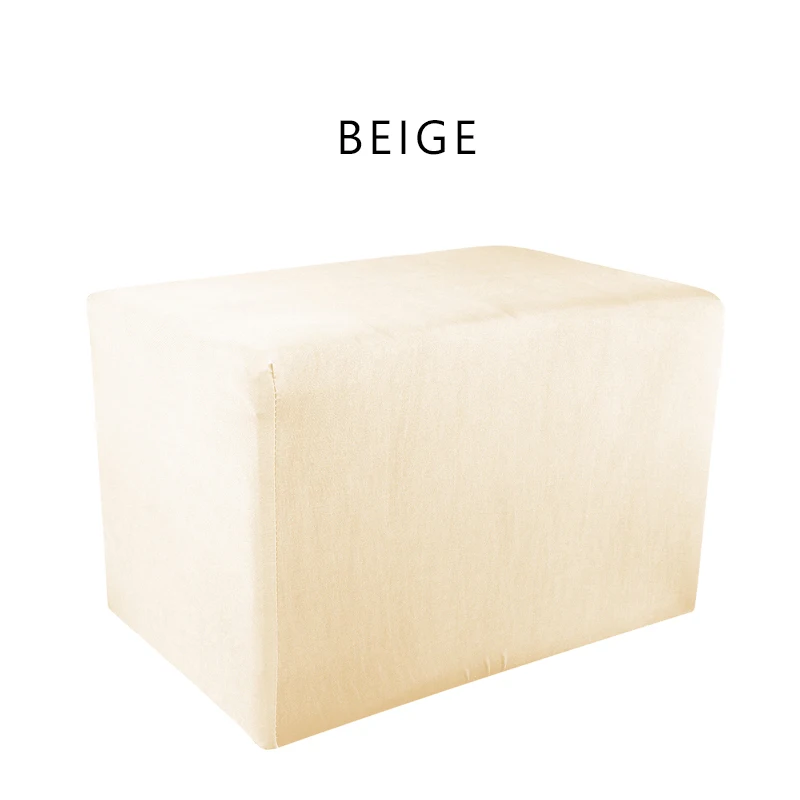 Чехол из полиэстера и спандекса для дивана однотонные Чехлы ног табурета съемные