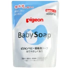 Мыло-пенка Pigeon для младенцев с рождения, сменный блок, 400мл.