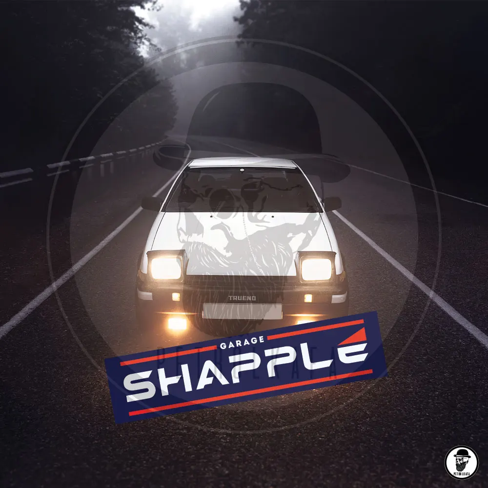 

Старая школа редкий гараж формирователь наклейка NORIYARO AE86 Япония JDM