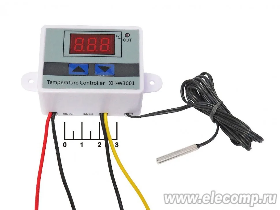 ТЕРМОРЕЛЕ 220VAC 7A/220VAC 1500W (-50...+110C) XH-W3001 (DIY-2373) |