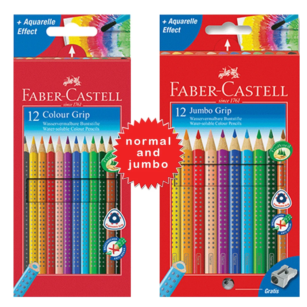 Цветной карандаш Faber-Castell картонный кошелек из 12 шт. с эффектом акварели