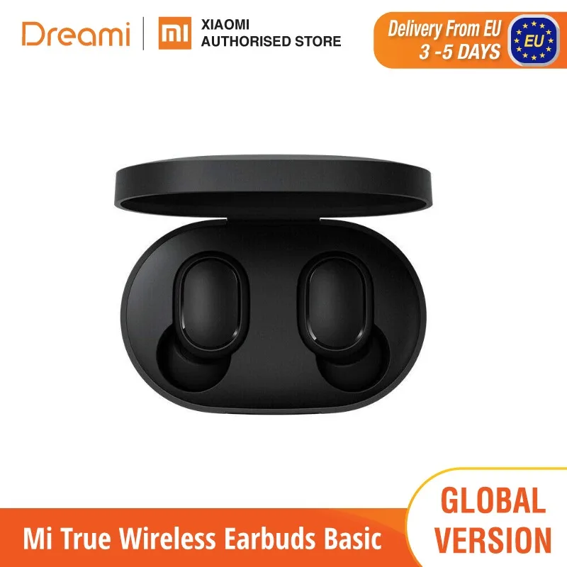 Глобальная версия Xiaomi Mi True Wireless Earbuds Basic беспроводных наушников (черный)