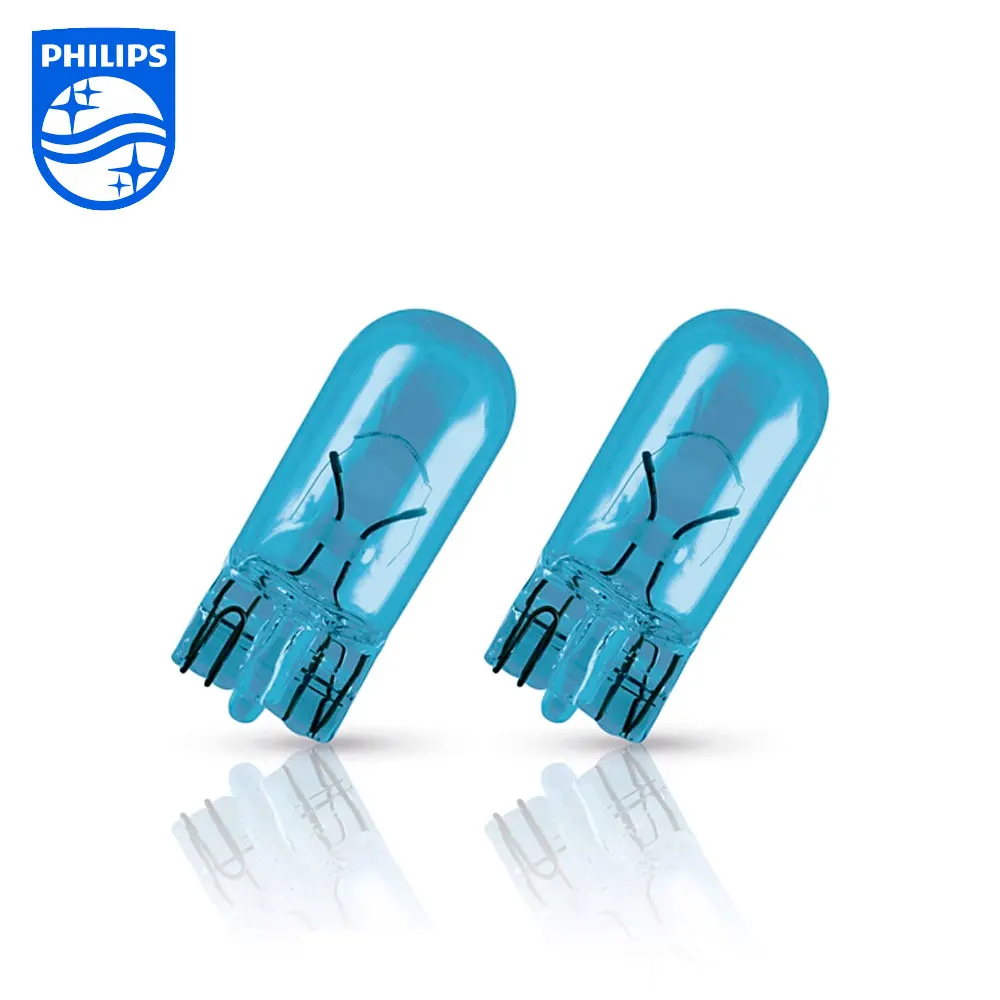 Фото Автомобильные лампы Philips W5W (T10) WhiteVision (до 4500 K) (2 шт.) 12961NBVB2 №2