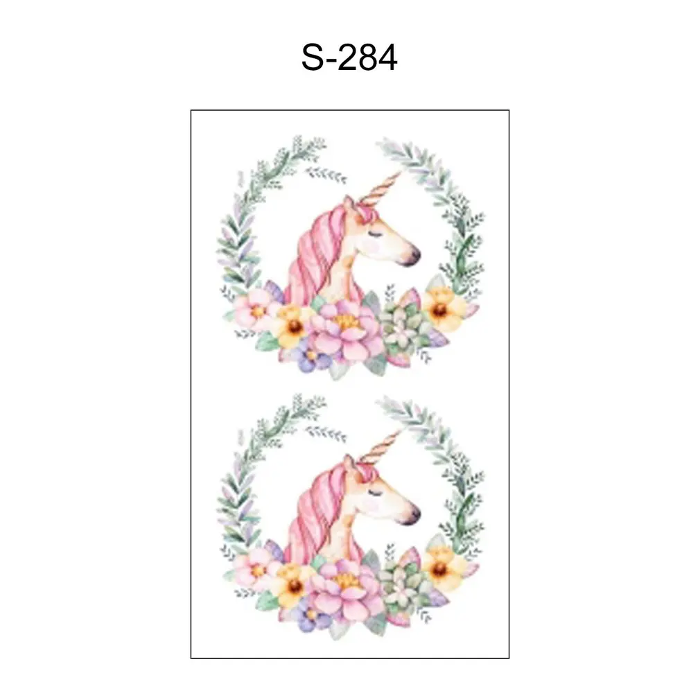

Waterproof Sweatproof Simulation Temporary Tattoo Stickers Fashion Fake Tattoos Halloween Face Stickers Adult Men Women beauty