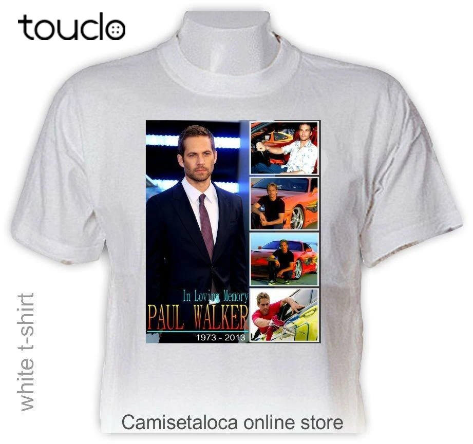 Футболка PAUL WALKER R I P 1973 2013 американский актер картинка/коллаж|Мужские футболки| |
