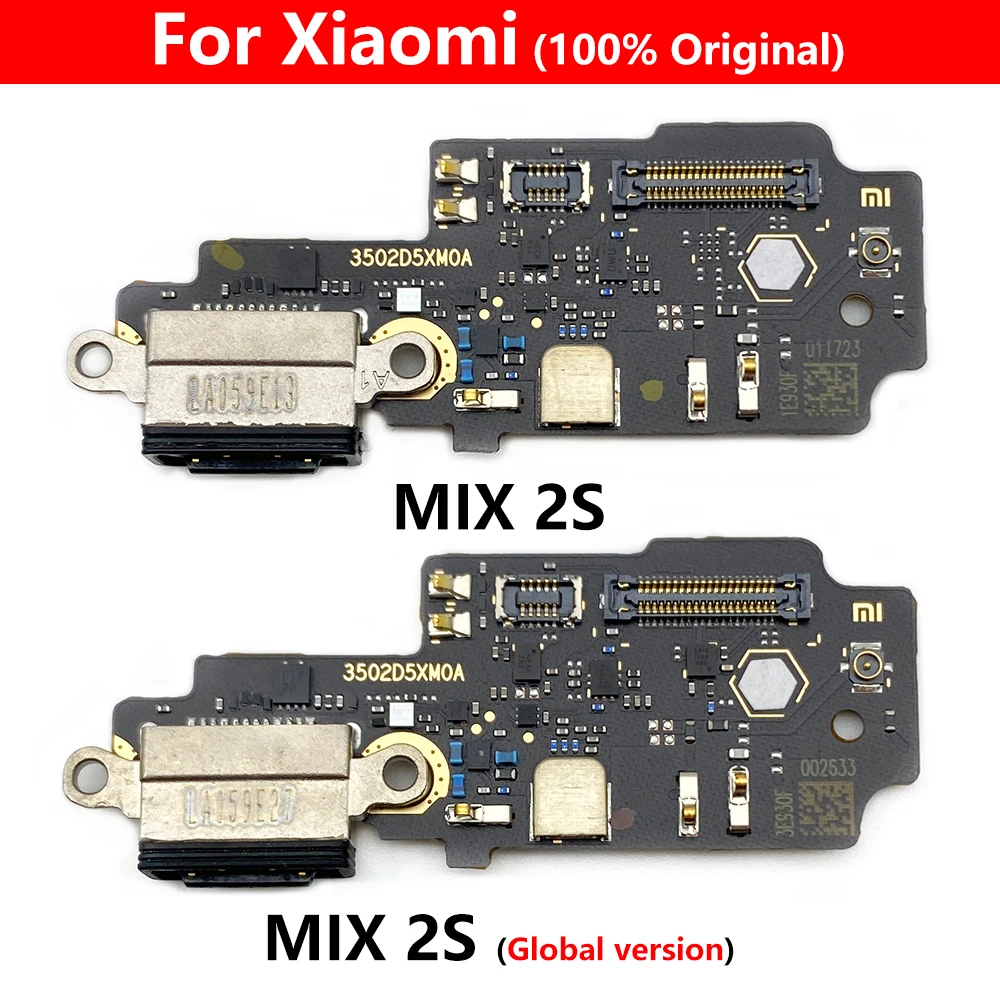 

100% оригинальная новая плата зарядного устройства Flex для Xiaomi Mix 2 2S 3 Mix3 порт USB коннектор док-станция зарядный гибкий кабель