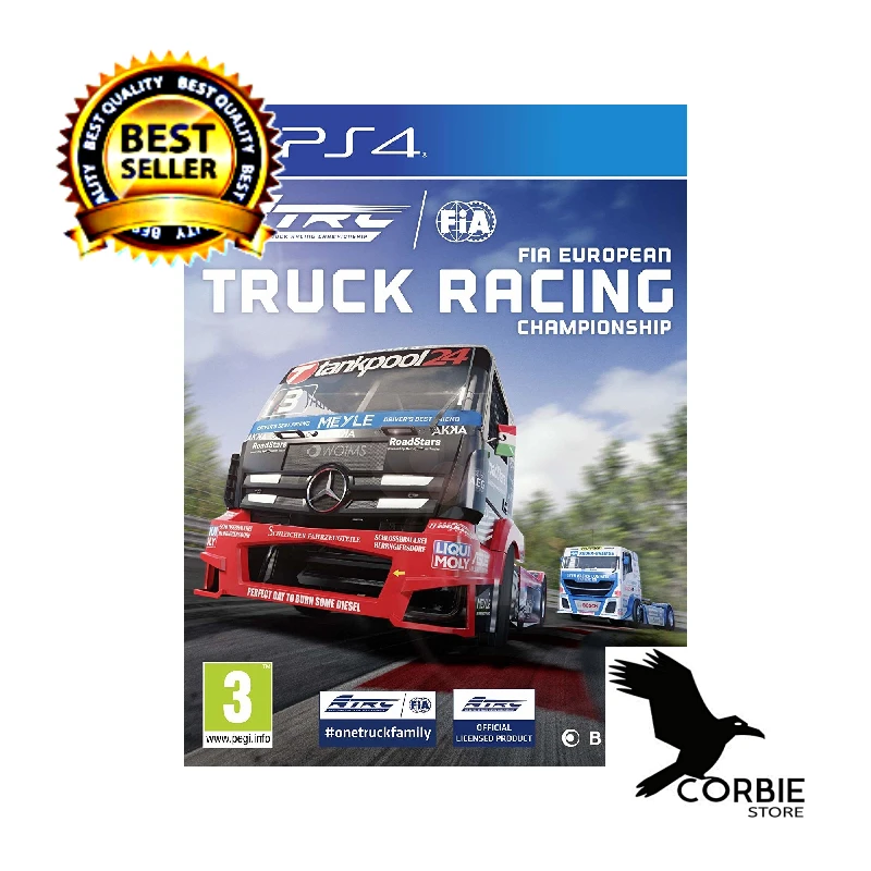 Fia European Truck Racing Championship PS4 Game Original Playstatian 4 Game