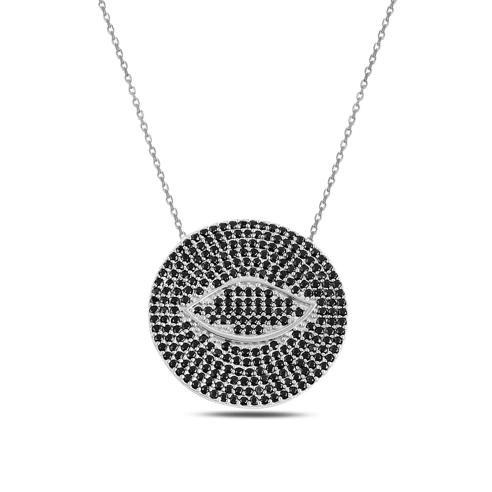 

Silver Eye Necklace