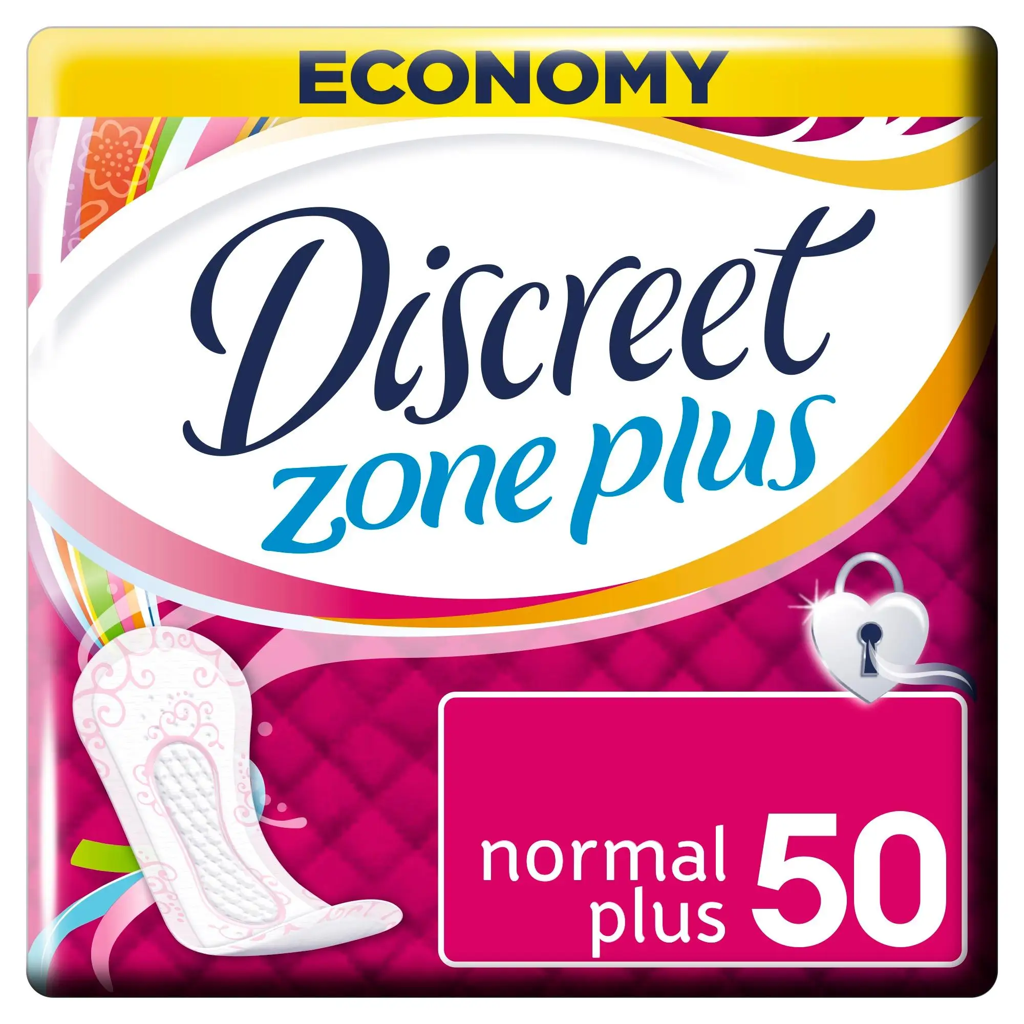 Женские ежедневные прокладки DISCREET Normal Plus 50 шт. | Красота и здоровье