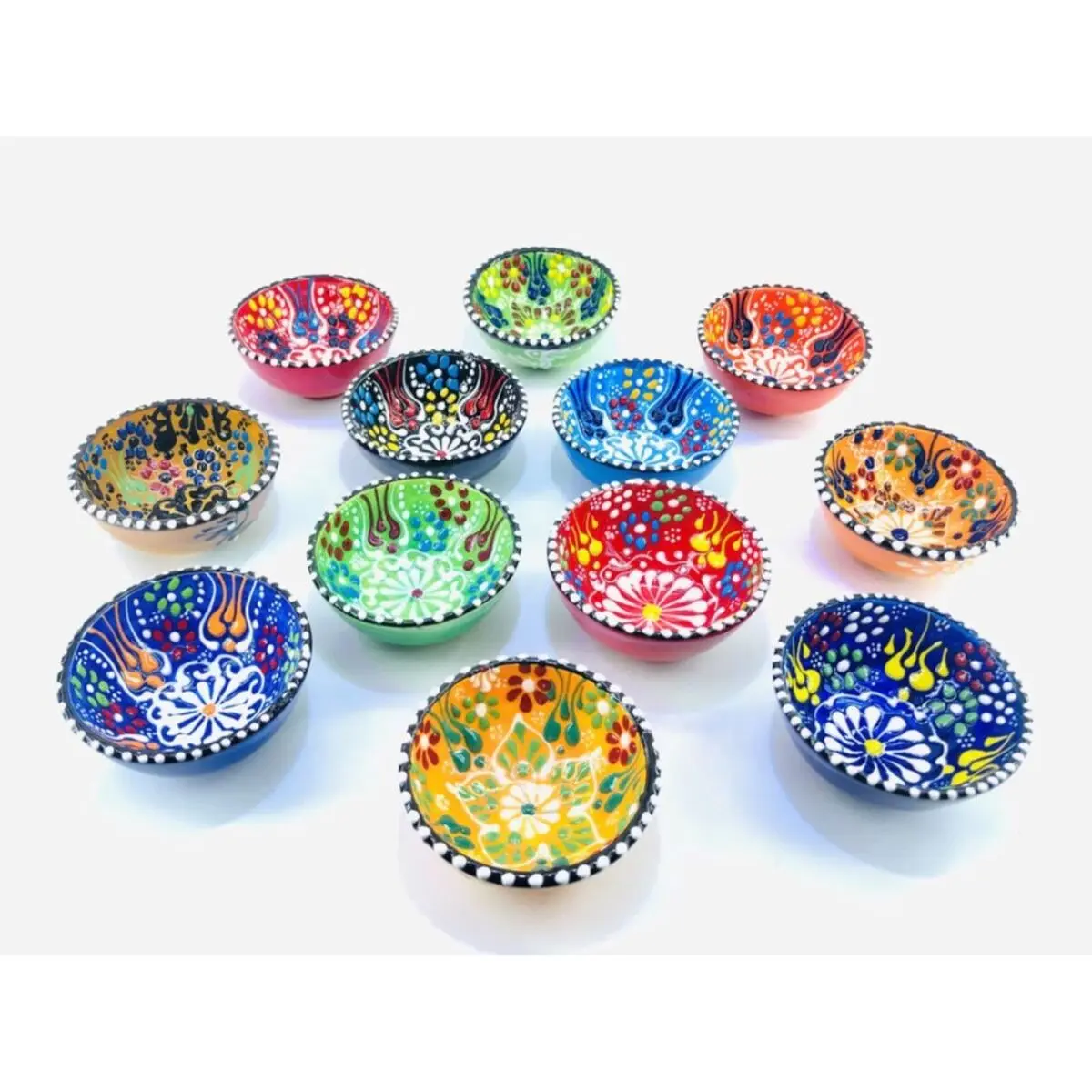 

Turkish Handwork, Ottoman Palace Tile Pattern, Breakfast, Bowl, Earthy Materials. Special Design Sosluklar, Jam, Delight.