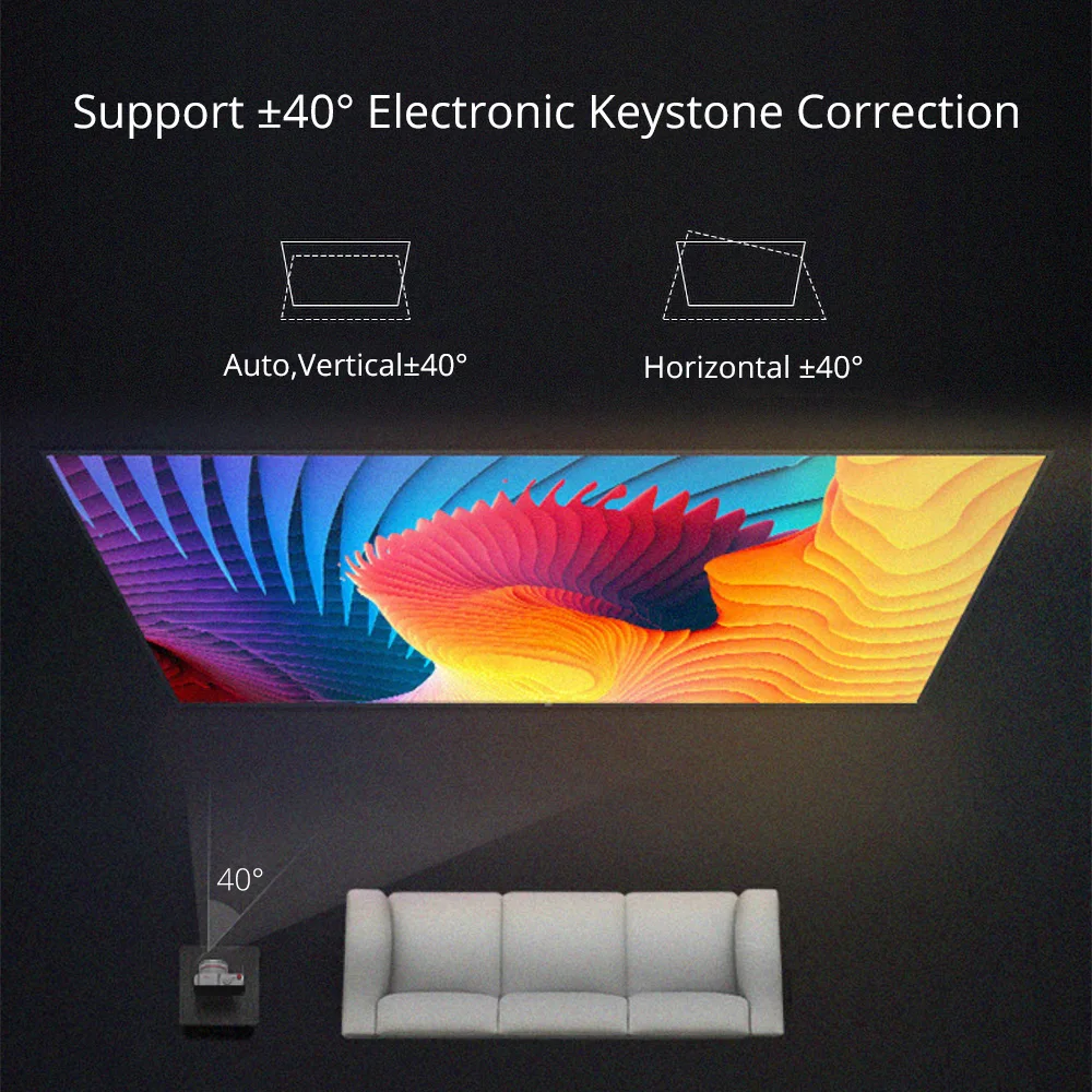 Проектор TouYinger K2 DLP на Android с поддержкой Bluetooth Wi-Fi 2 + 32 ГБ |