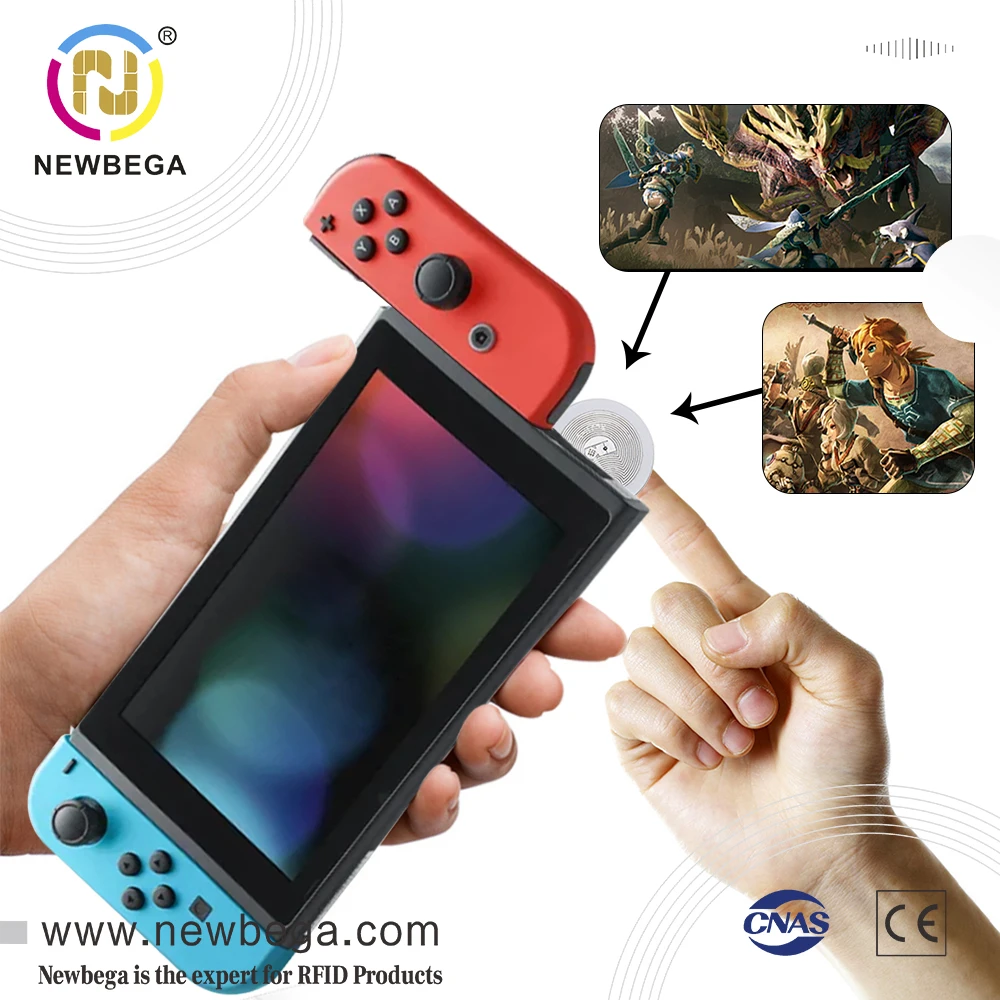 Наклейка Ntag215 для Nintendo Switch Lite 13 56 МГц NFC | Безопасность и защита