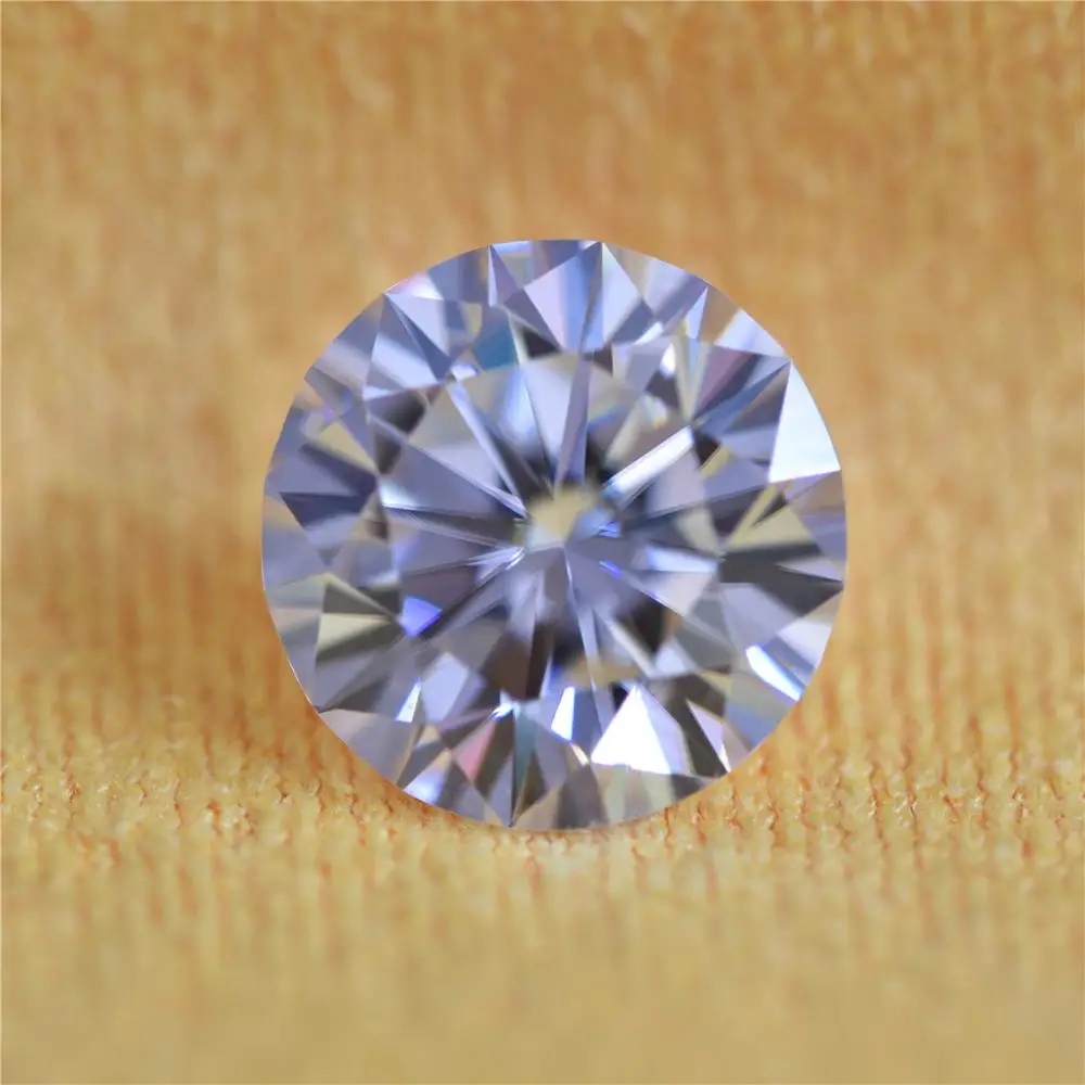 8 0 мм круглой бриллиантовой огранки moissanites камень с EF чистый белый цвет VVS1/VVS2