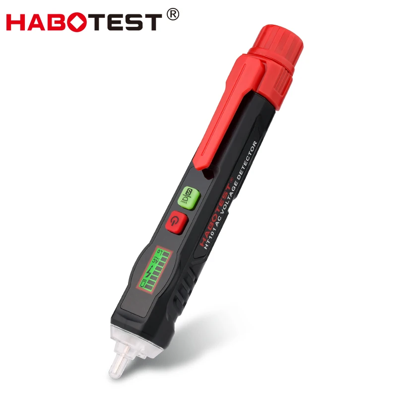 

HABOTEST Voltage Indicator Smart AC Voltage Detector Non Contact Electric Tester Pen Breakpoint Finder Neutral Live Wire Check