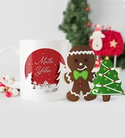 personalized christmas theme mug and handmade royal icing cookie set 15