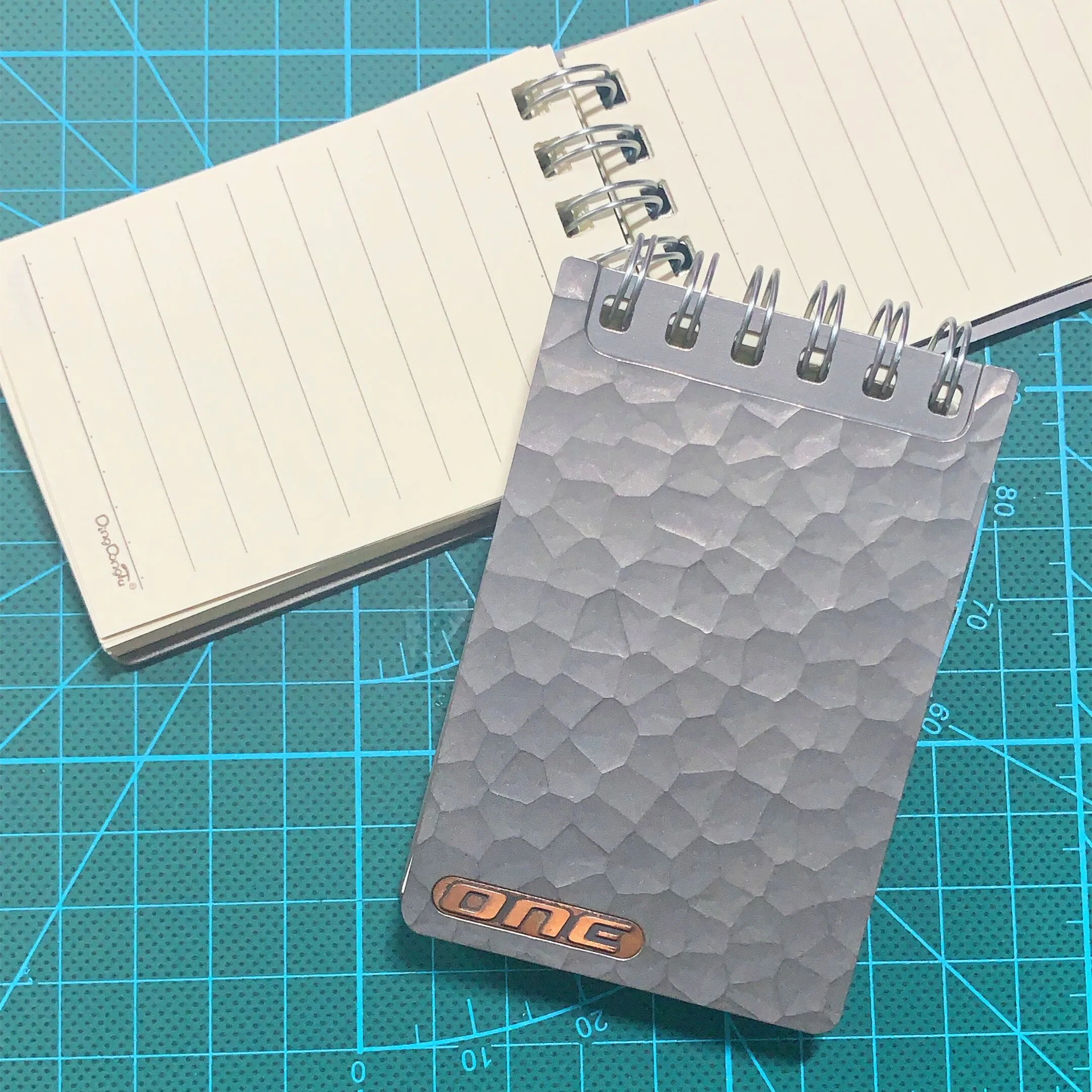 Титановый Ноутбук металлический EDC Мини Dairybook каждый день портативный карманный ноутбук кемпинг ноутбук