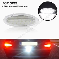 1pc for opel zafira astra g caravan cc coupe kasten stufenheck led license plate light number plate lamp plugplay no error