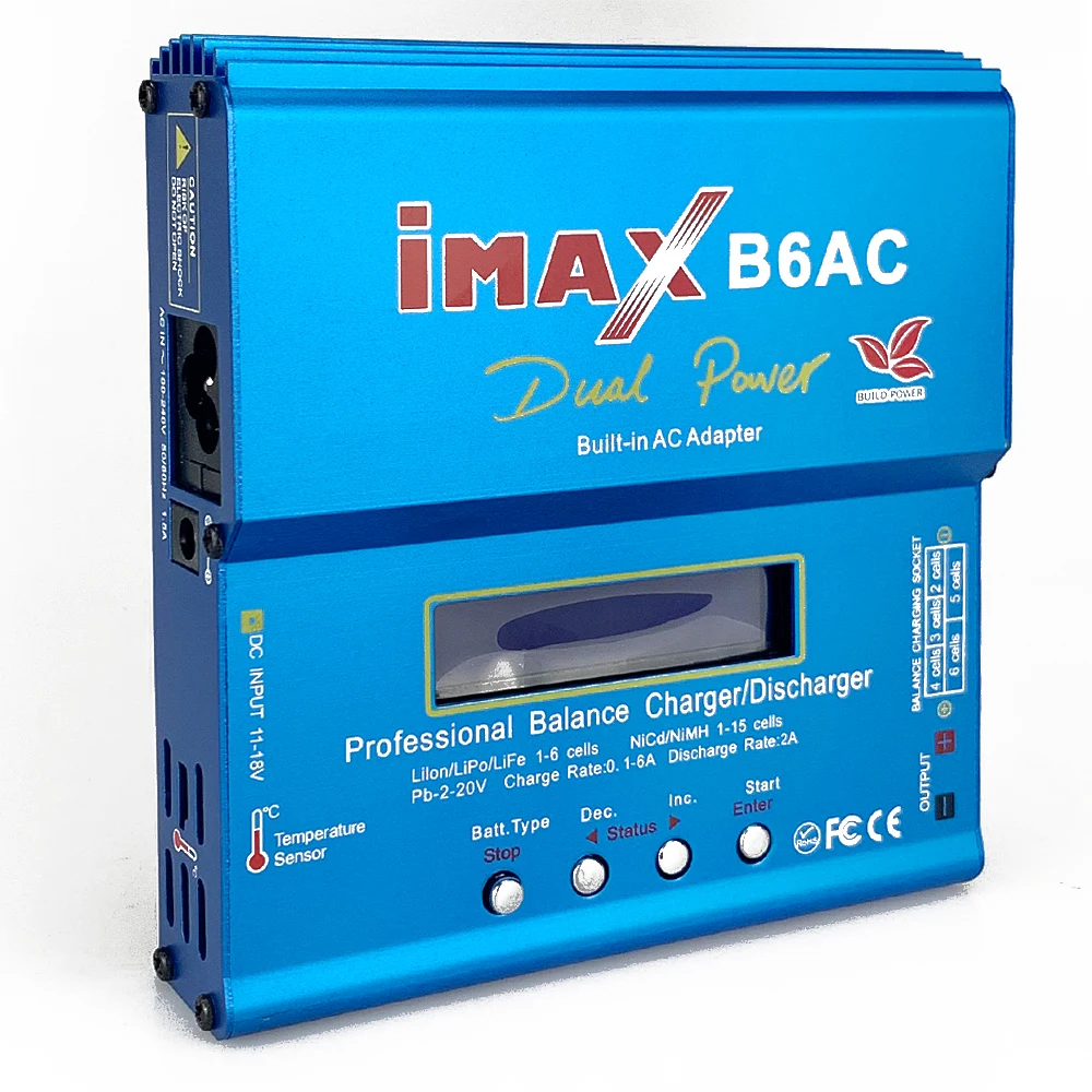 Зарядное устройство FLYPOWER iMAX B6AC Lipo 12 В 6 А 80 Вт для Lipo NiMh Li-Ion Ni-Cd, балансирующее зарядное устройство, зарядное устройство от AliExpress RU&CIS NEW