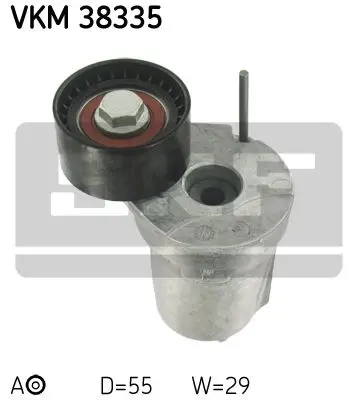 Натяжитель ремня приводного BMW E60/70/83/F10/01 2.0D-3.0D 07 SK | Автомобили и мотоциклы