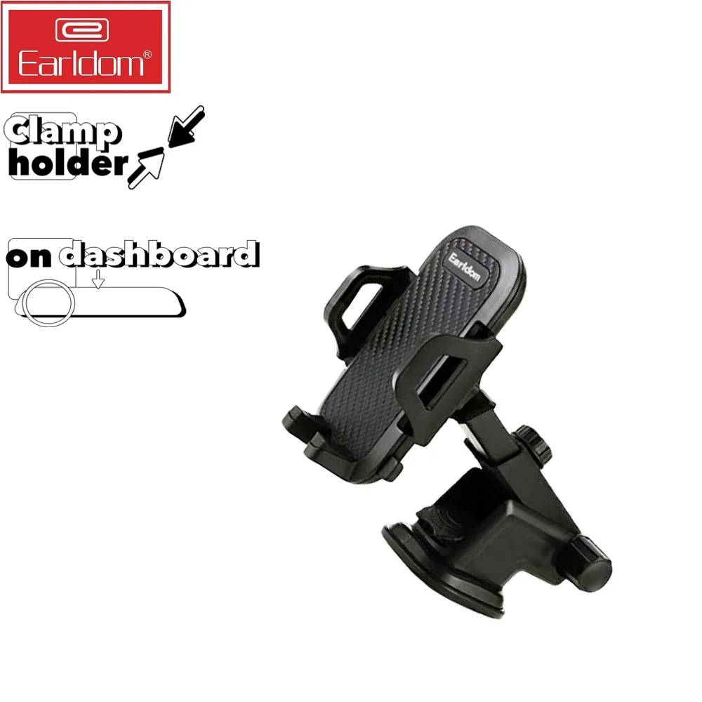 Держатель в автомобиль Earldom ET-EH59 зажим, на панель (черный)