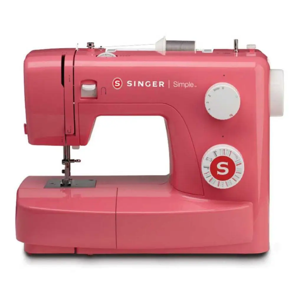 

Sewing Machine Singer Simple 3223 Red Multifunctional Automatic Sewing Machine DIY All Kinds of Sewing Work At Home Art or Cloth