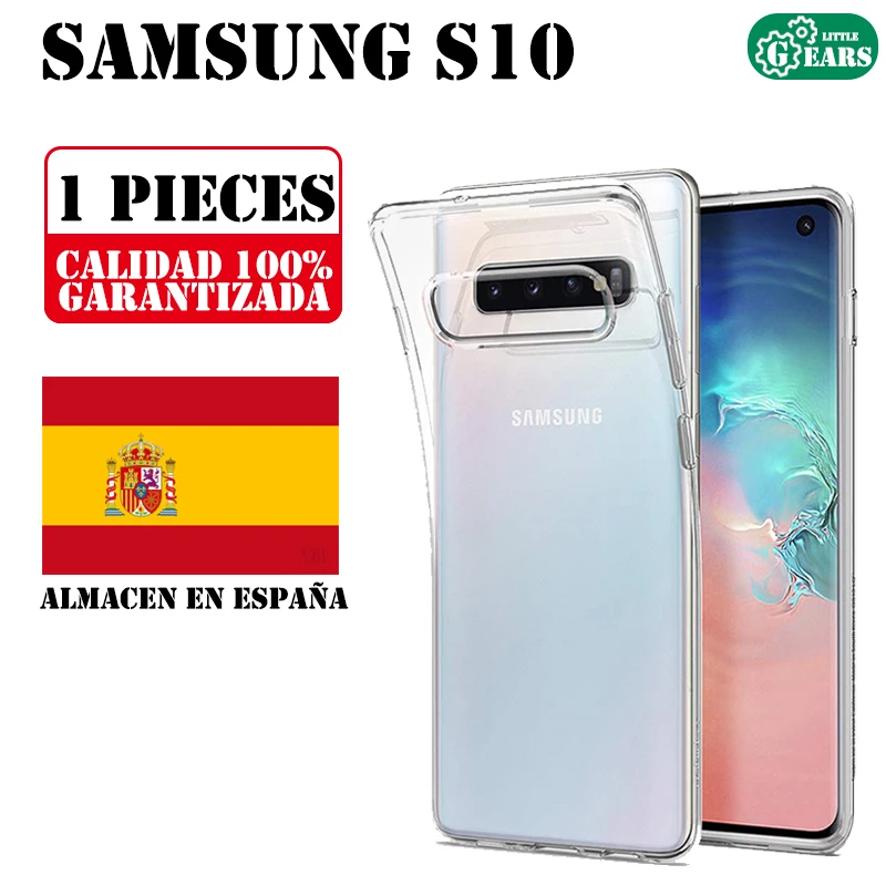Ультратонкий прозрачный силиконовый чехол для Samsung S10 гелевый Чехол из ТПУ