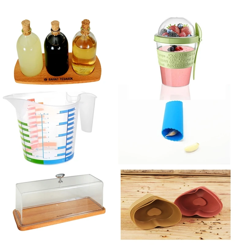 

6 Piece Kitchen Set Cake Dome Spice Set