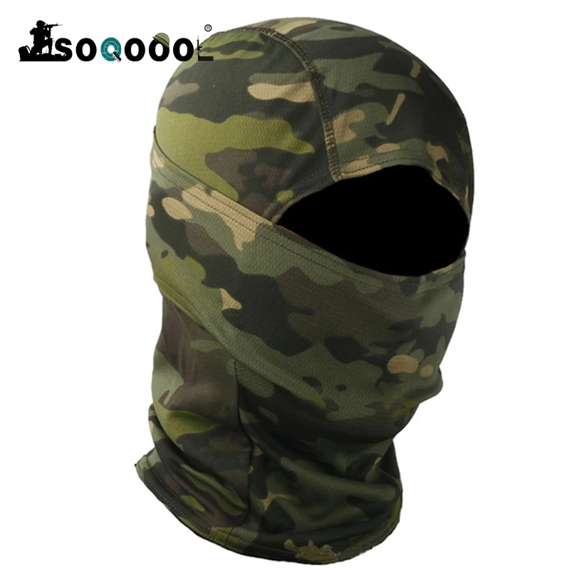 Тактическая камуфляжная Балаклава SOQOOOL маска на все лицо черепа охота стрельба