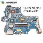 Материнская плата NOKOTION для ноутбука SONY Vaio SVF14 SVF142 SVF142C29M GT740M GPU SR0XF I3-3227U CPU DDR3 DA0HK8MB6E0 A1944998A