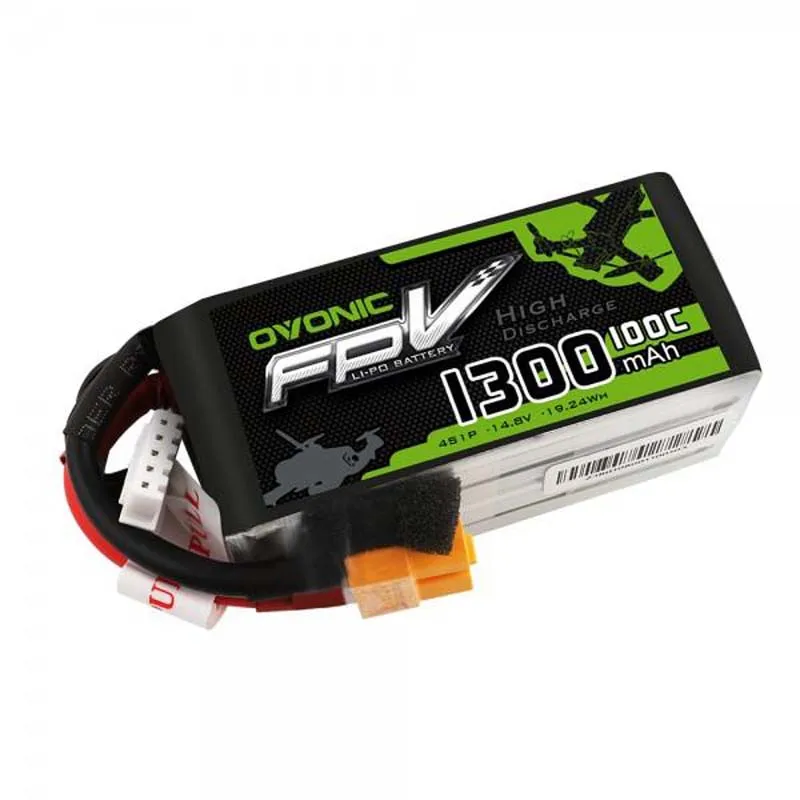 ovonic 148 v 4s 1300mah 100c lipo аккумулятор с разъем