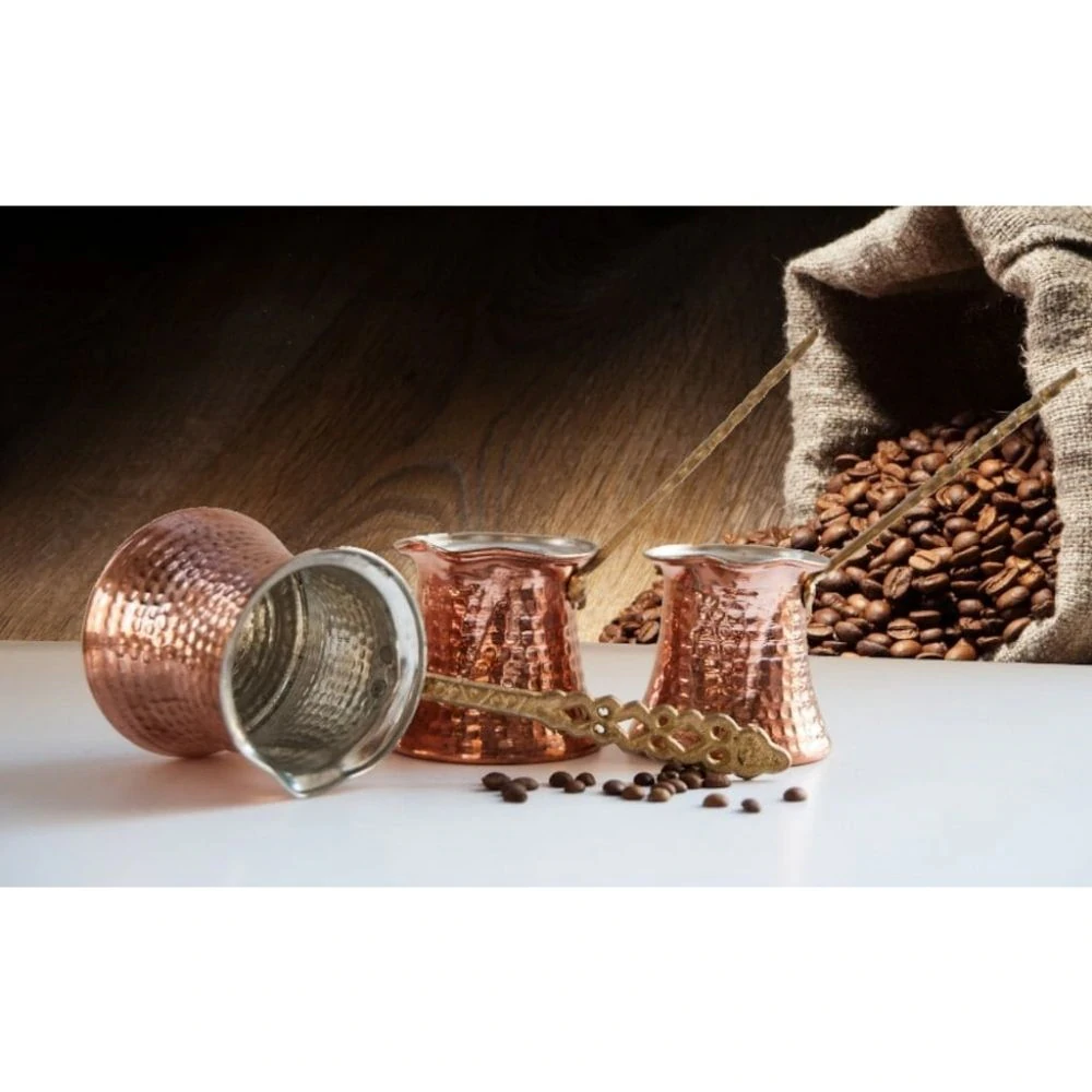 5 размеров Кофеварка чашка молотковая медная ручная работа нержавеющая сталь