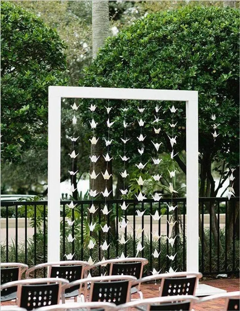 100 шт. Бумажные краны для оригами 10/15 см