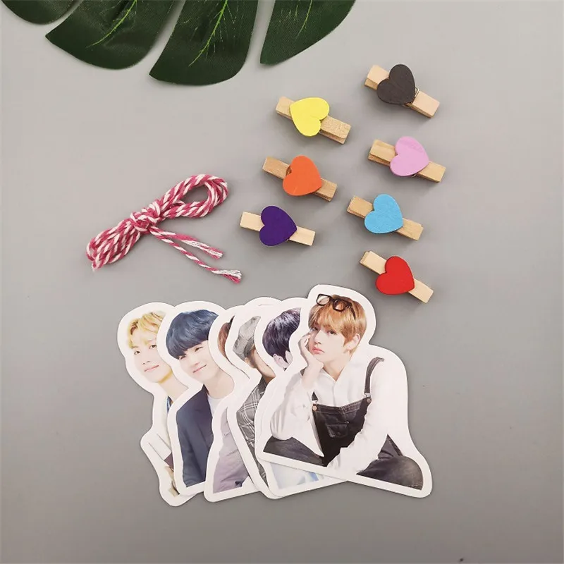 Kpop стикер подвесной декор с флагами Bangtanes мальчиков Kpop наклейка s Pack Festa мальчик с Luv jiminn J-HOPE RM JUNGKOOK подписи