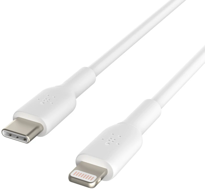 Кабель для iPod iPhone iPad Belkin Boost Charge USB C/Lightning 1m CAA003bt1MWH (White)|Зарядные устройства| |
