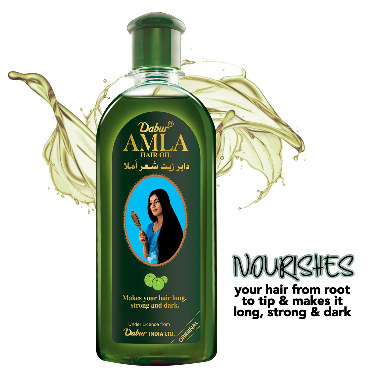 Dabur Amla Hair Care Oil 200 ml Gorgeous hair shiny | Красота и здоровье