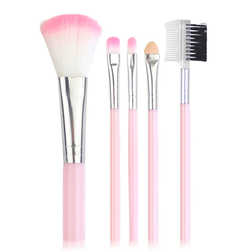 5 шт./компл. кисти для макияжа пудра румяна тени век консилер Кисть губ и глаз