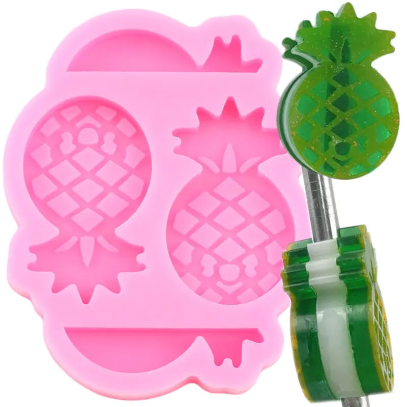 3D Мерцающая глина Топпер силиконовая форма огненное пламя шоколад конфеты желе