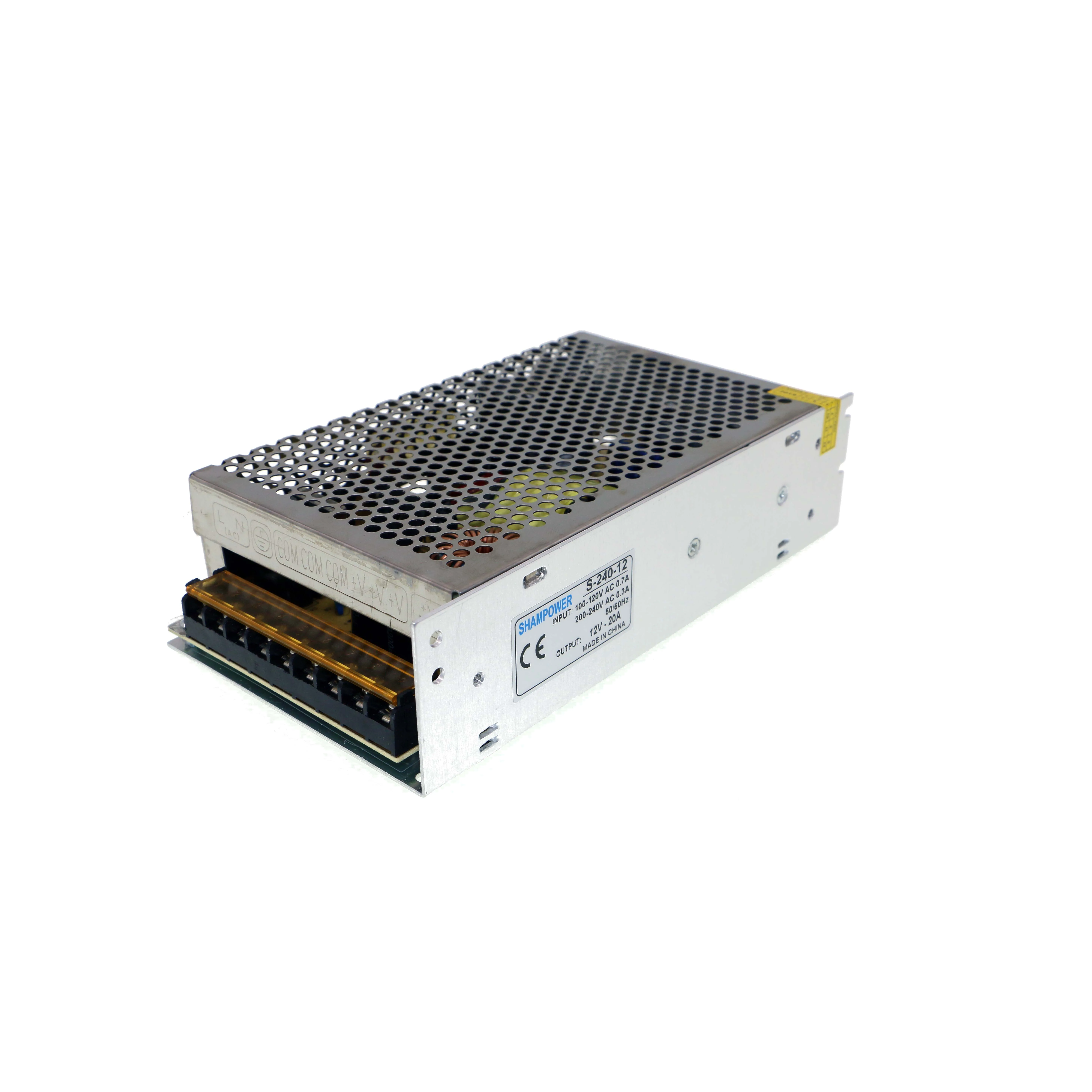 Фиктивные Мощность переключение Питание AC110V/220 V постоянного тока до DC12V1A 2A 5A 10A 15A 20A 30A 10 Вт 24 Вт 60 Вт 240 Вт 360 Вт Светодиодные ленты источник Мощность адаптироваться - Цвет: 12V 20A 240W