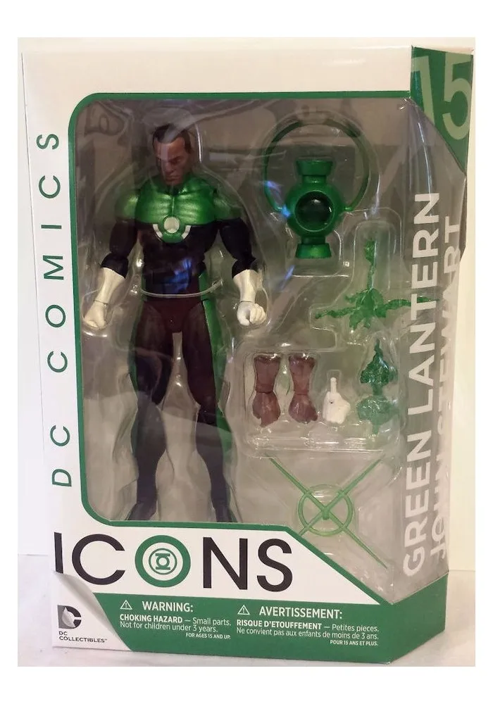 DC COMICS коллекционные вещи иконы Зеленый Фонарь Джон Стюарт фигурка новая|Игровые
