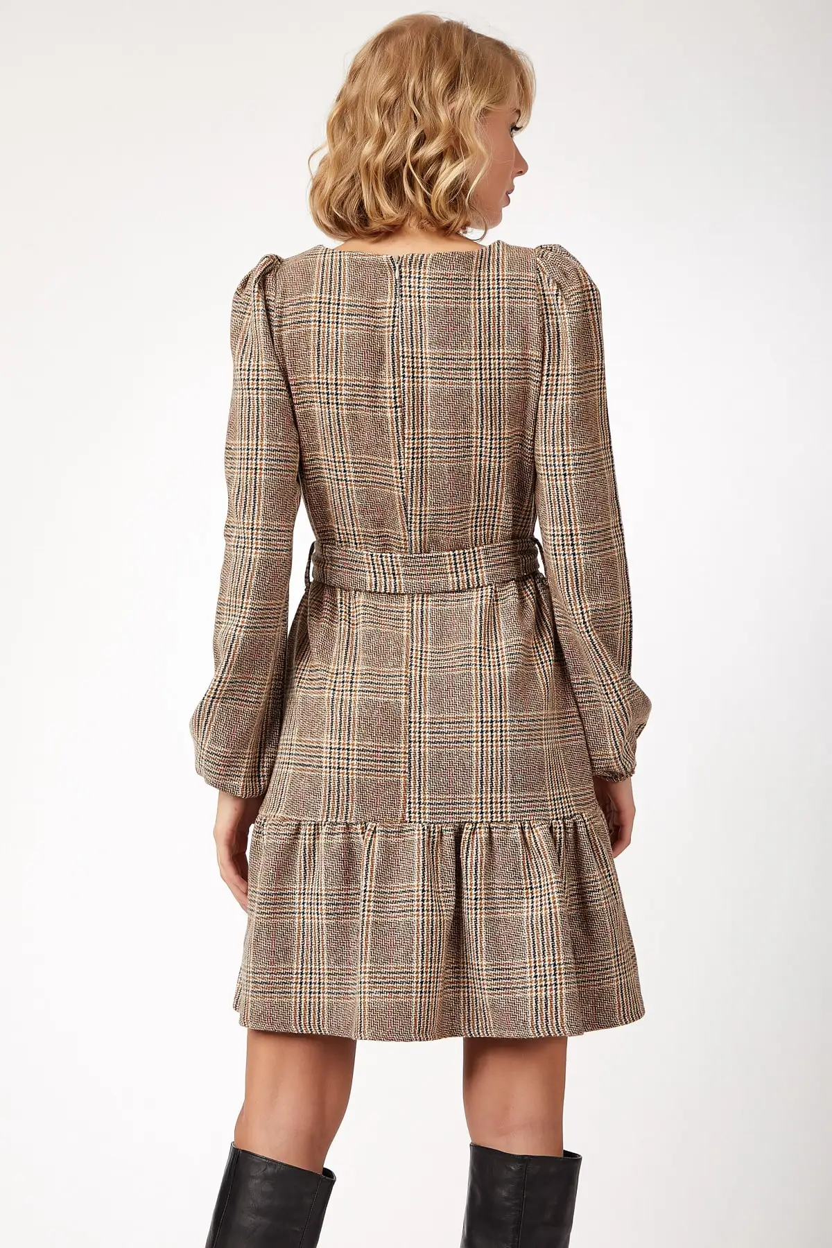 Счастья ist. Женская Смешанная юбка Воланы арочная Мягкая Печать платье BL00053 |