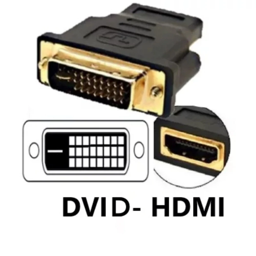 Переходник Адаптер Dvi D на hdmi DVI I HDMI dual link подключай компьютер ноутбук проектор