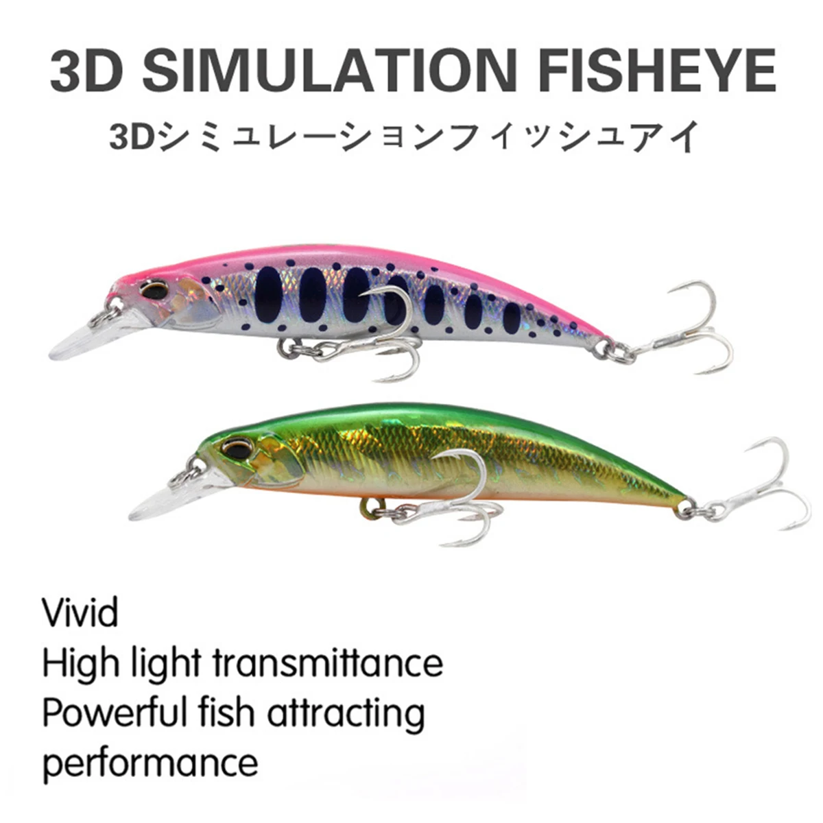 

8cm 12g Fishing Lure Minnow Wobbler RYUKI 80S Sinking Trolling Swimbait Jerkbait Artificial Bait Culter Alburnus Bass Bait