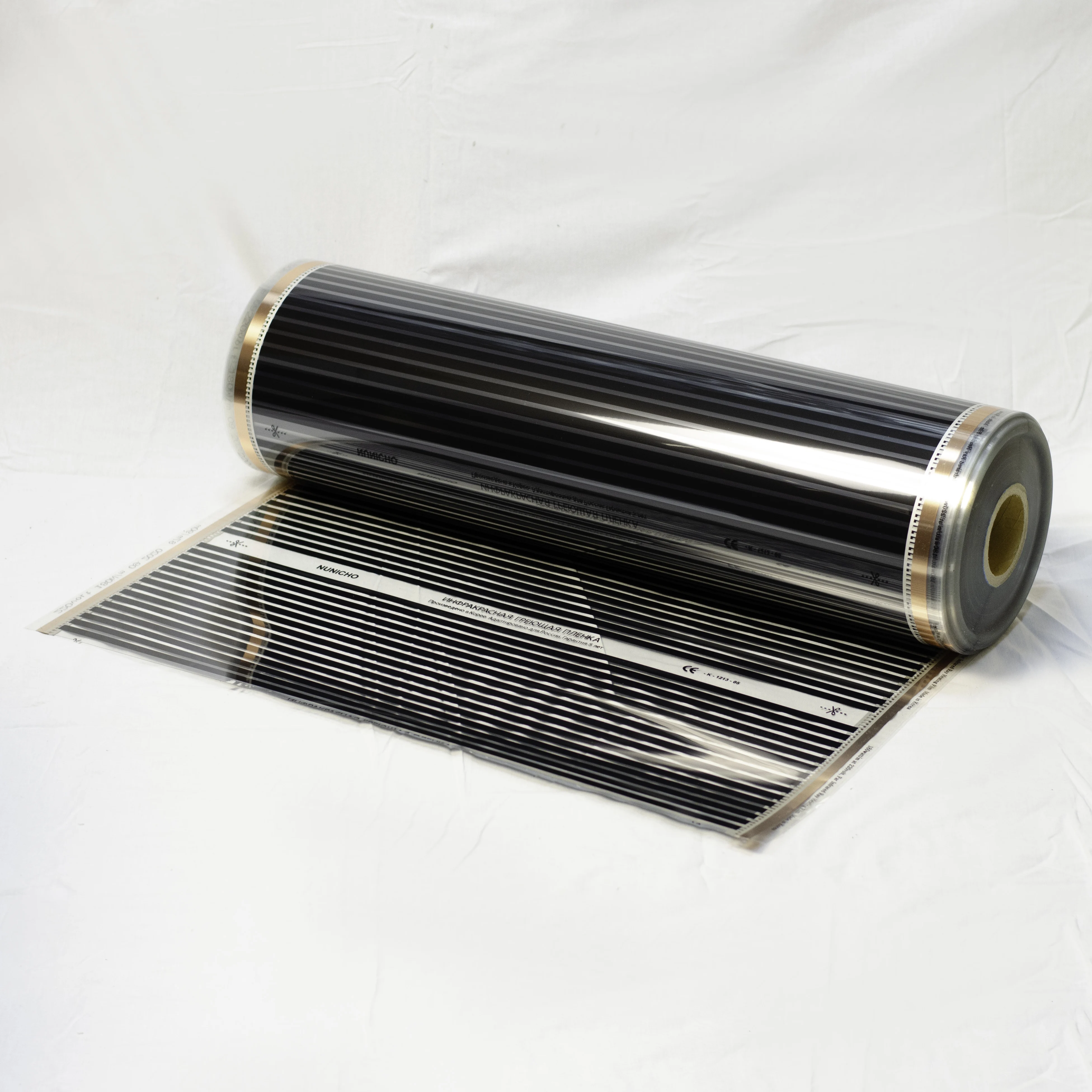 Инфракрасный плёночный тёплый пол ширина 100 см под ламинат ковролин линолеум