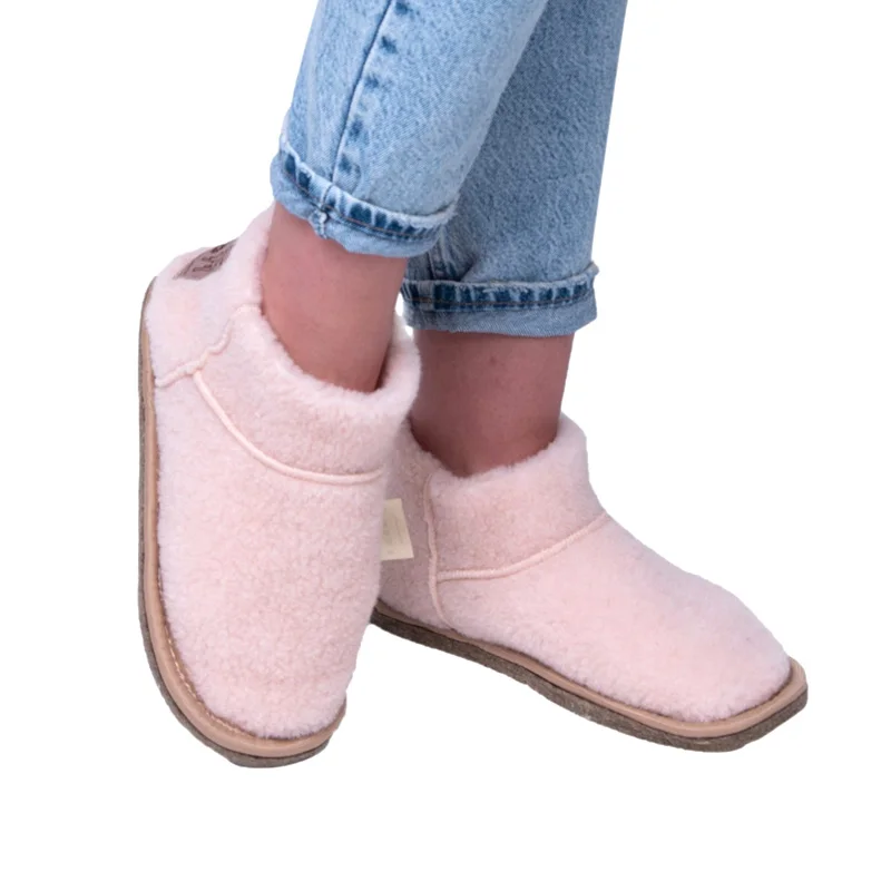 Угги детские из овечьей шерсти WOOLLAMB угги цвет Пудра сапожки чуньки чуни | Детская