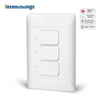 Настенный выключатель Zemismart Tuya Zigbee, переключатель с нажимным светильник, управление через приложение Alexa Google Home, нейтральный, опционально