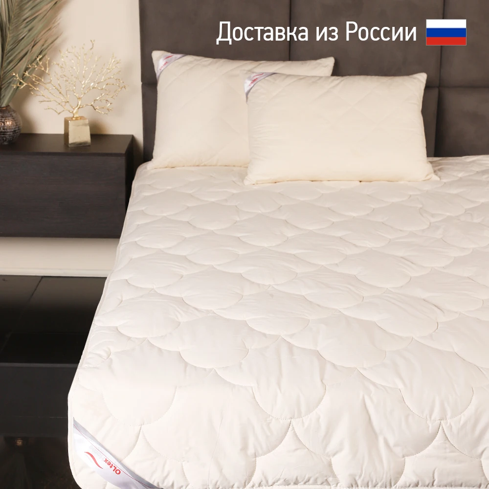 double blanket quilted Cotton case bamboo fiber camel wool on the bed warm weighted euro 140×205 172×205 merino for sleepblankets and bedspreads