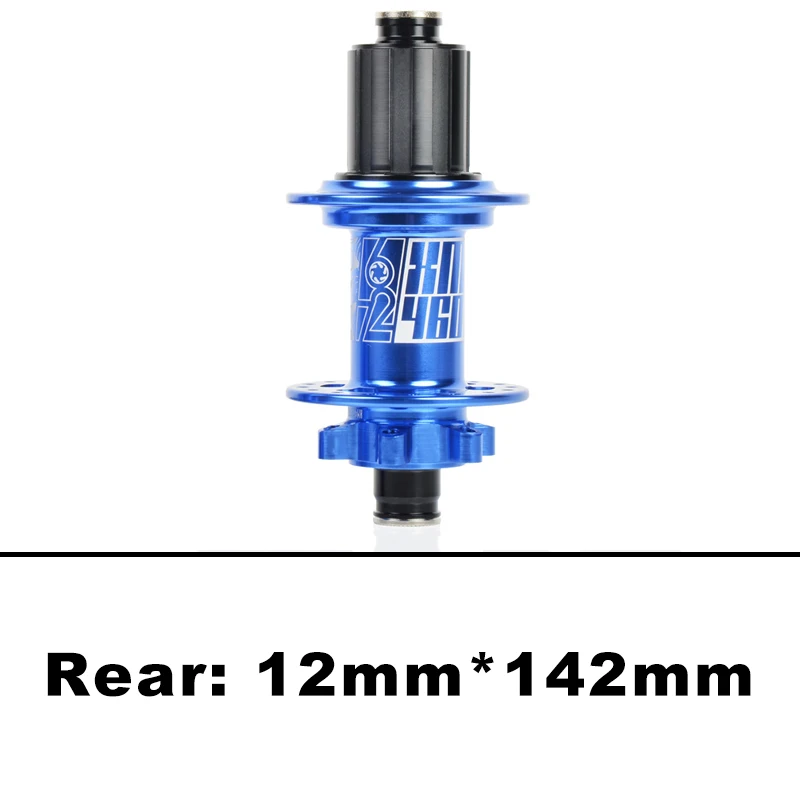 KOOZER XM460 Передняя Задняя Ступица 100*9/15 мм 135*10/142*12 QR через 32 отверстия велосипедные втулки quick release 4 подшипник 6 pawls велосипед ступица часть - Цвет: Blue 12-142mm