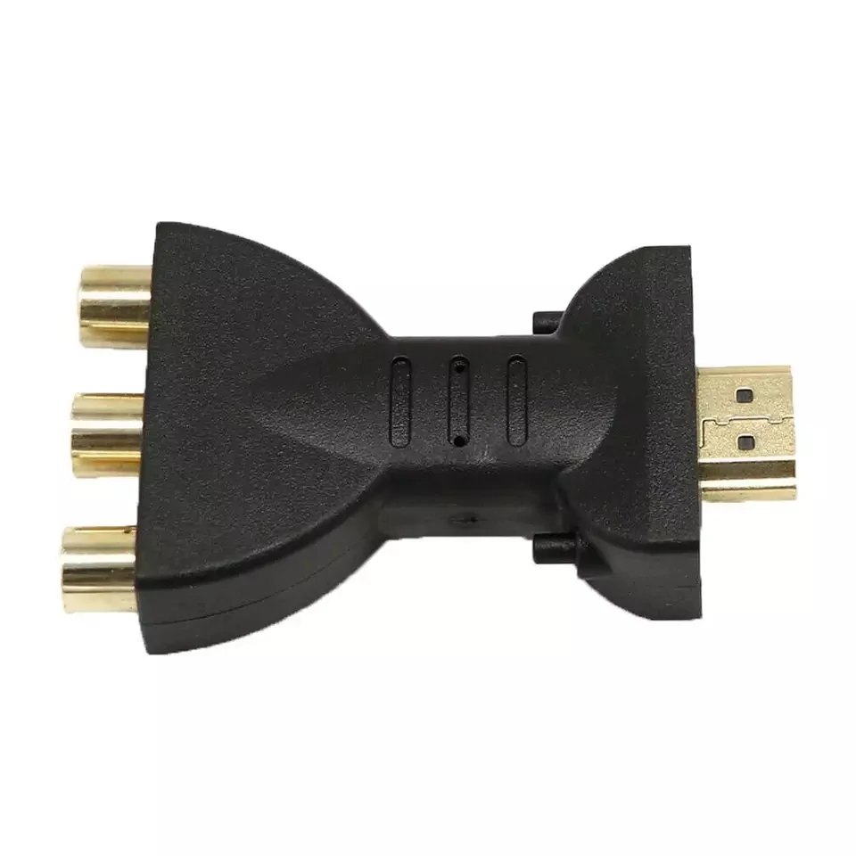 Адаптер HDMI в 3 RGB RCA Video Audio AV компонентный конвертер кабели мама ONLENY|Кабели HDMI| |